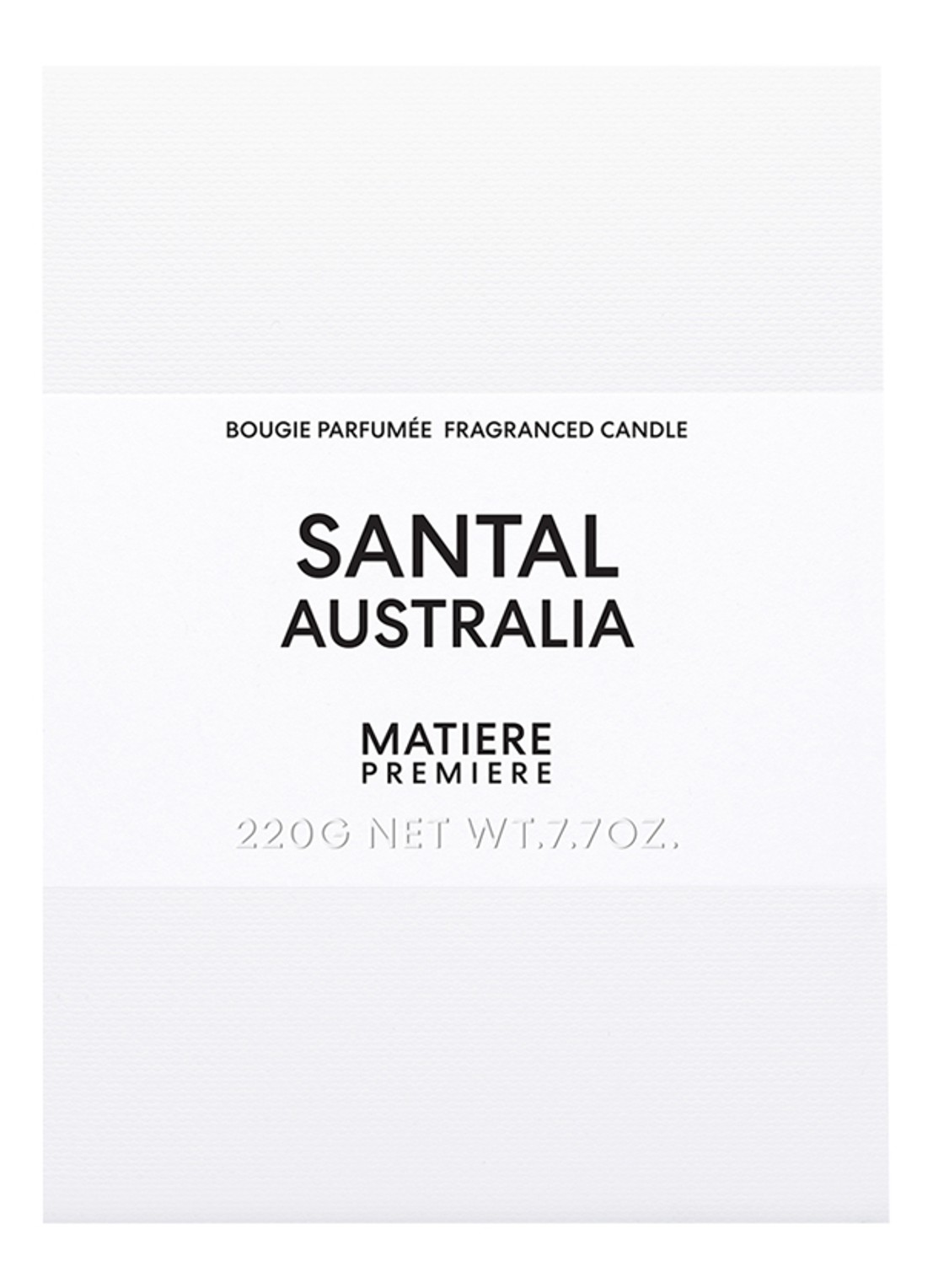 Matiere Premiere Santal Australia Scented Candle - geurkaars 220 gram - voorkant 5 undefined