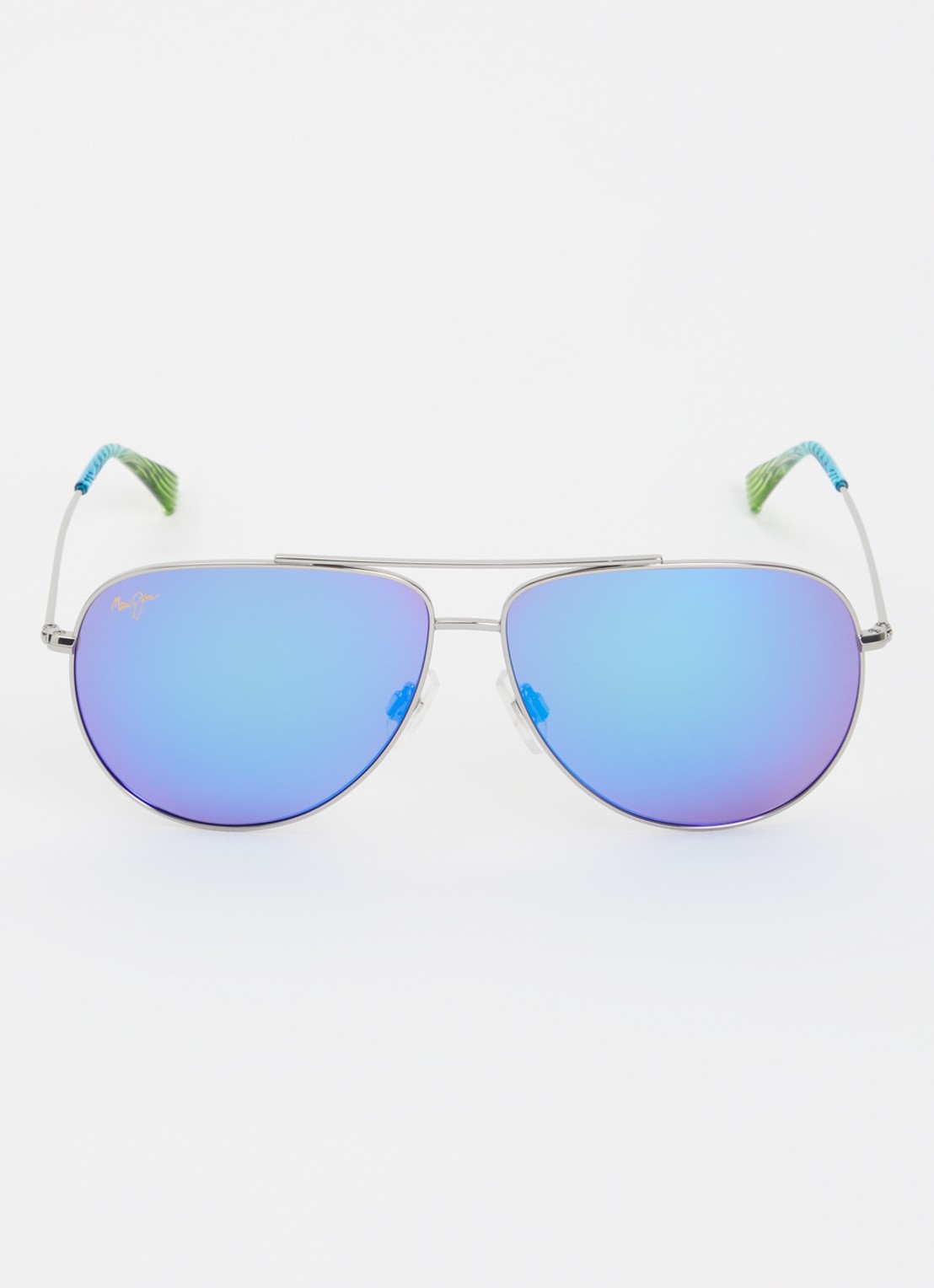 Maui Jim Hauu Oli XL zonnebril gepolariseerd MJ000790 - detail 2 zilver