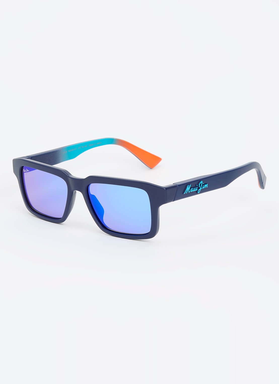 Maui Jim Kahiko zonnebril gepolariseerd MJ635-02 - voorkant 4 donkerblauw