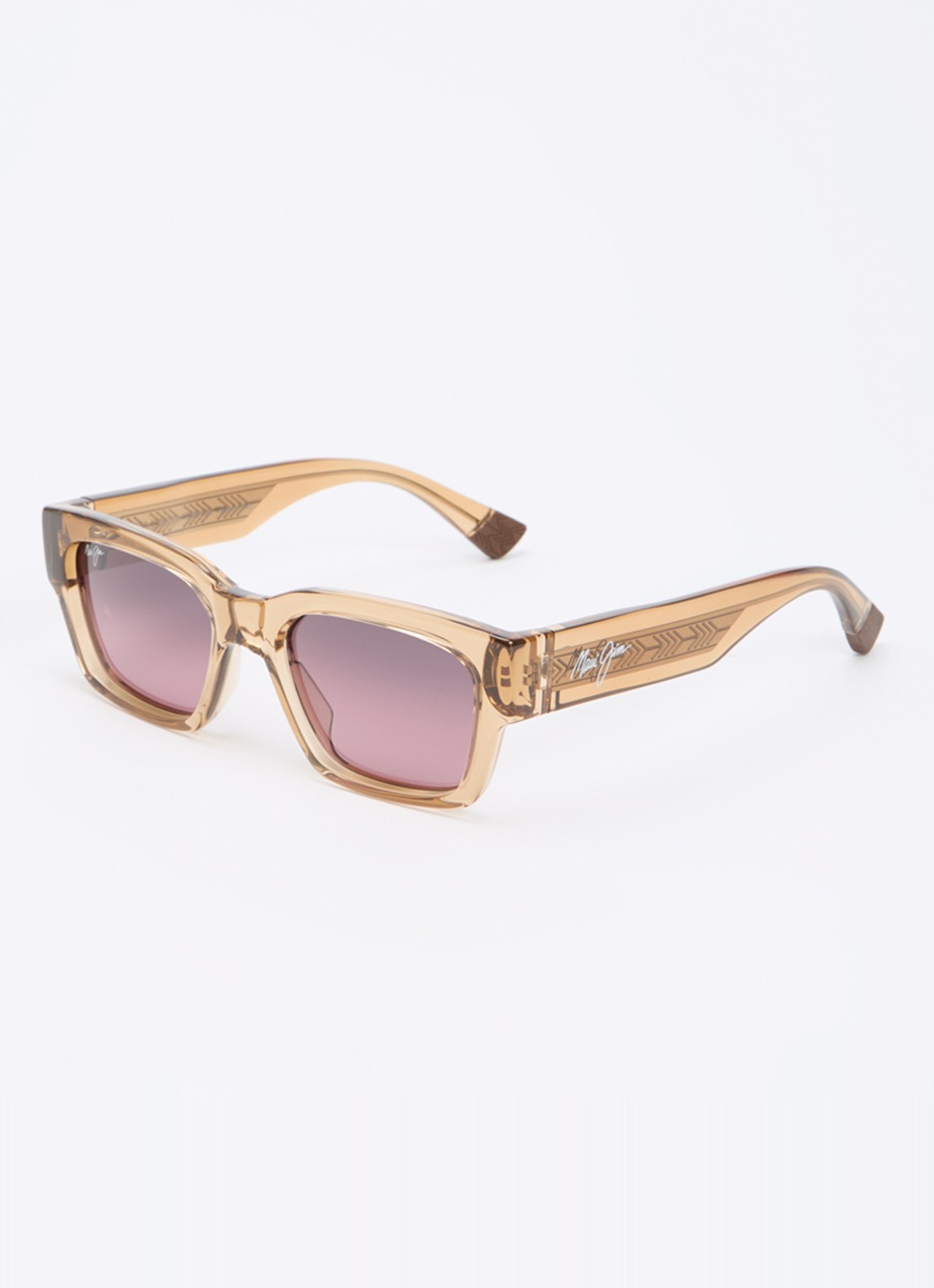 Maui Jim Kenui zonnebril gepolariseerd MJ642-14 - voorkant cognac