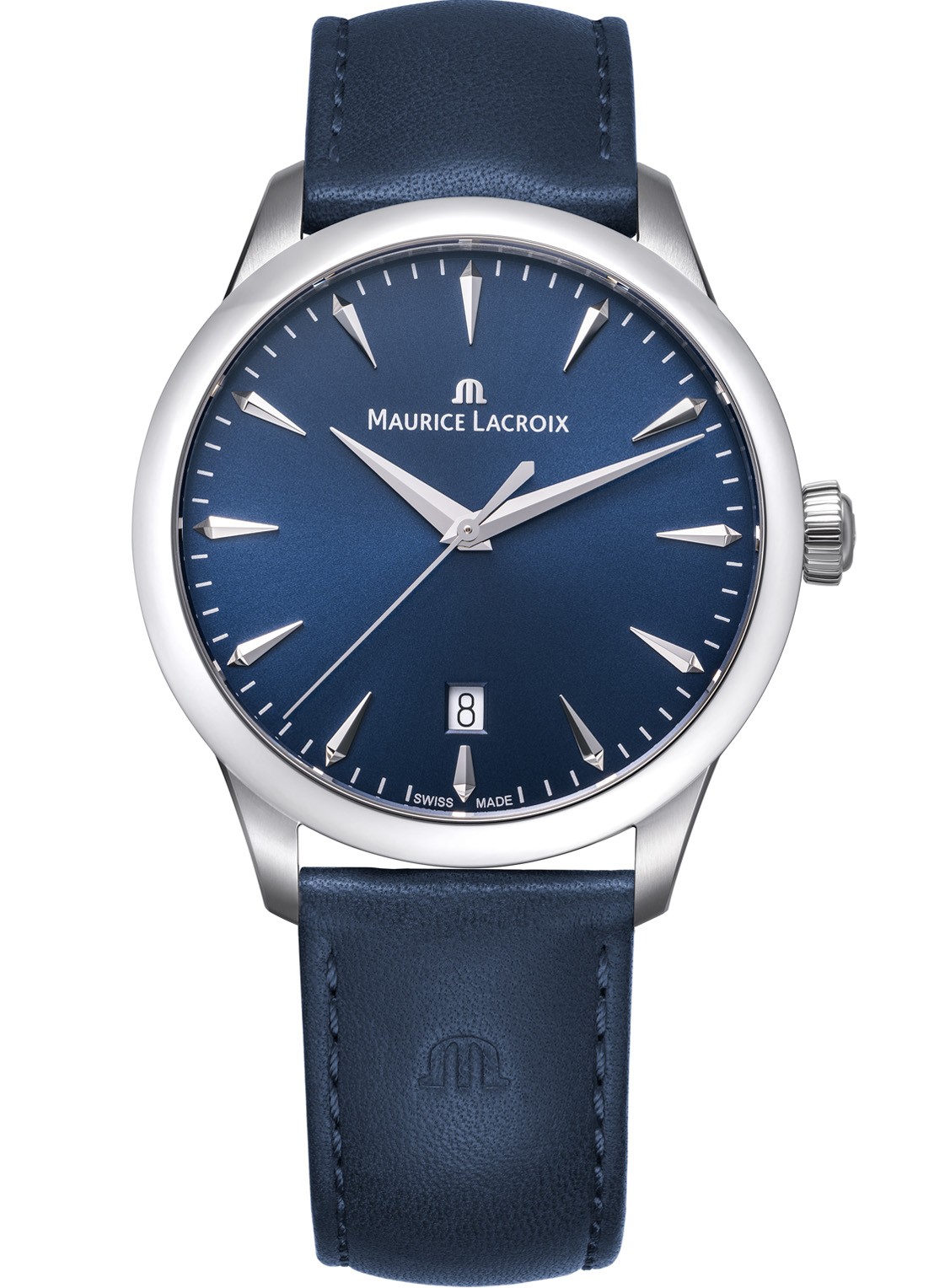 Maurice Lacroix 1975 horloge 751007-SS001-430-4 - voorkant zilver