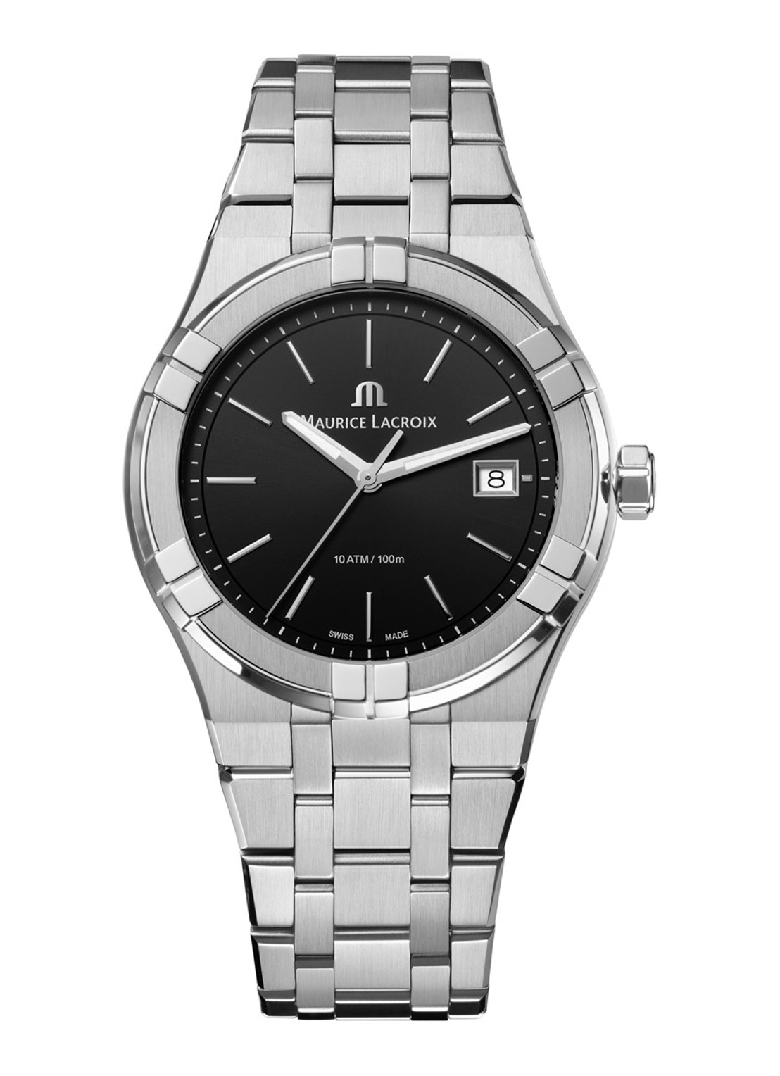 Maurice Lacroix Aikon horloge AI1108-SS002-330-1 - voorkant 2 zilver