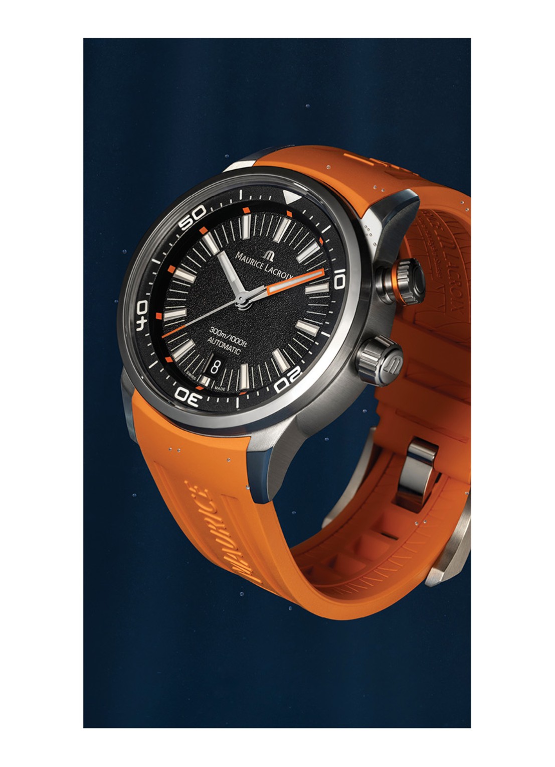 Maurice Lacroix Pontos S Diver horloge PT6248-SS00L-330-J - detail 3 zilver