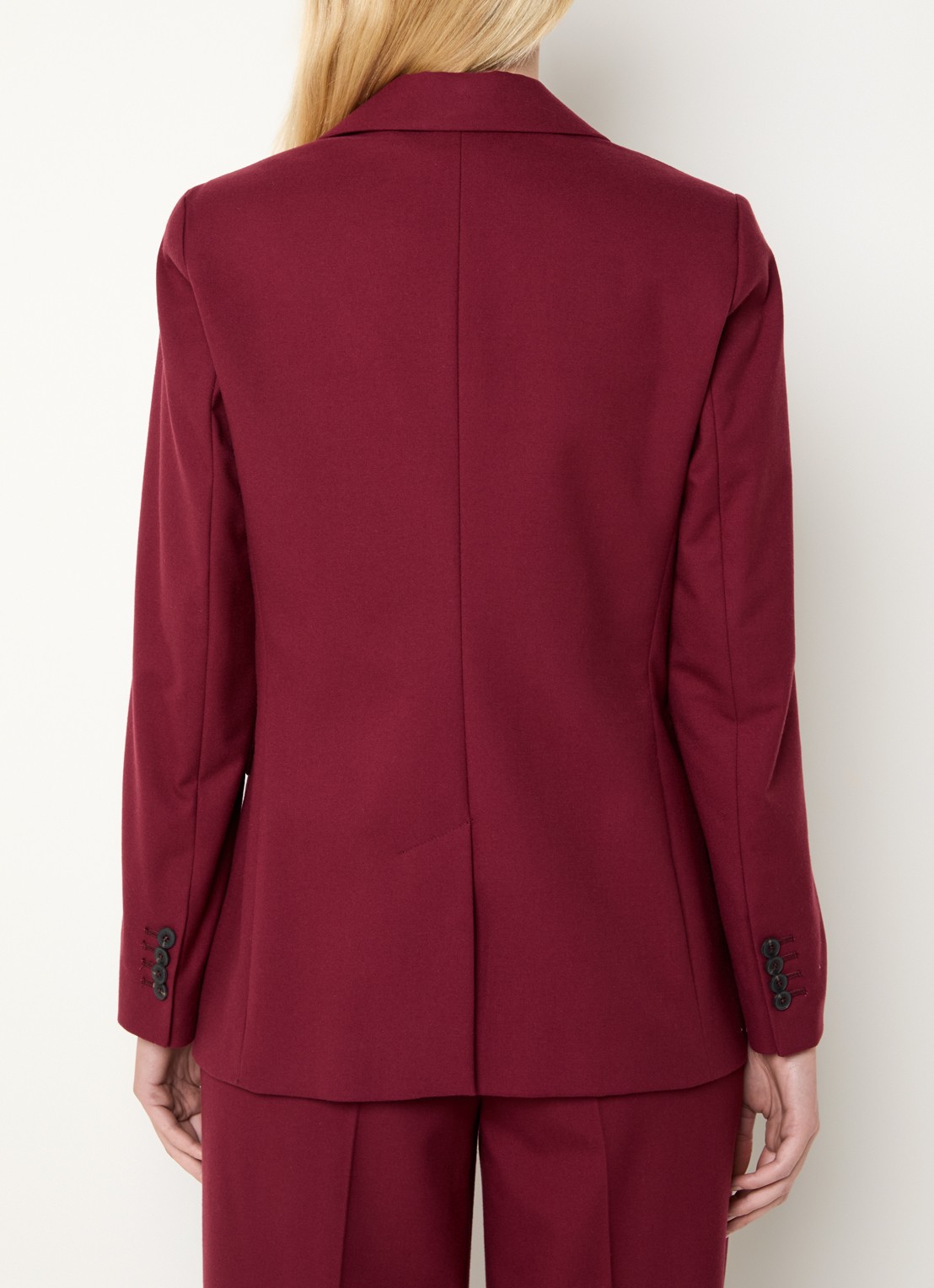 Max & Co Blazer met klepzakken - achterkant bordeauxrood