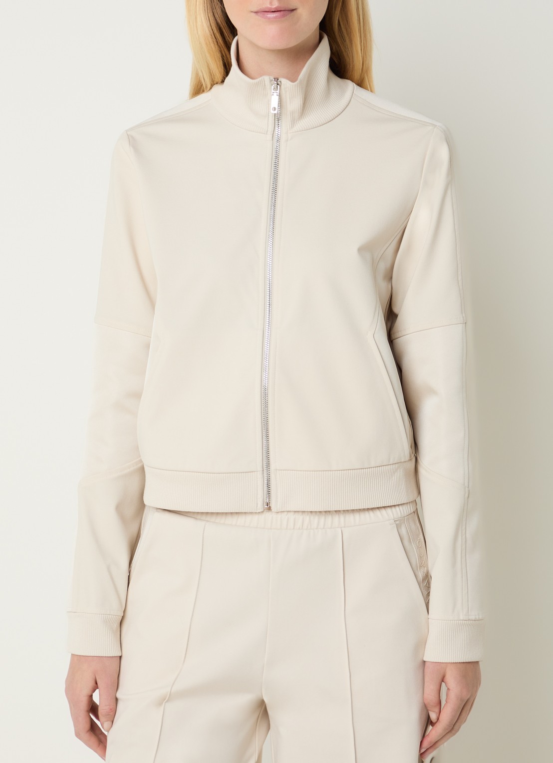 Max & Co Candore jack met steekzakken - detail 4 beige