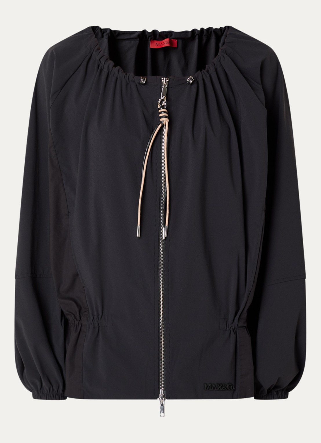 Max & Co Jack met boothals - voorkant 2 zwart