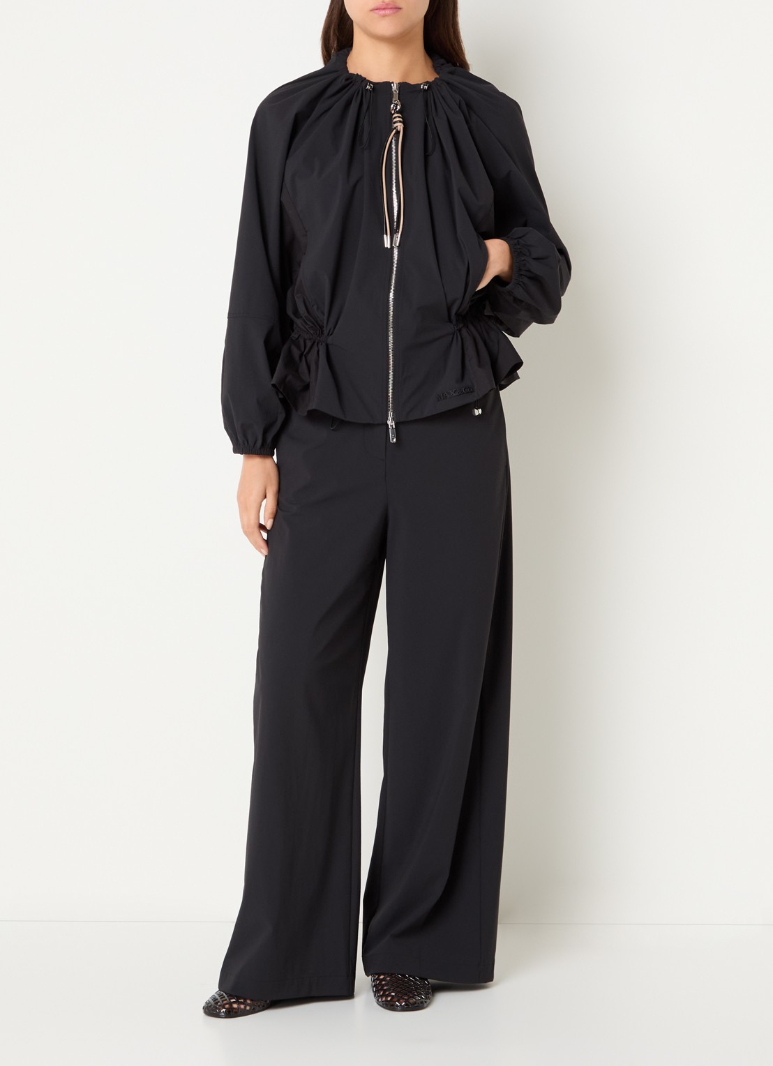 Max & Co Jack met boothals - voorkant 3 zwart