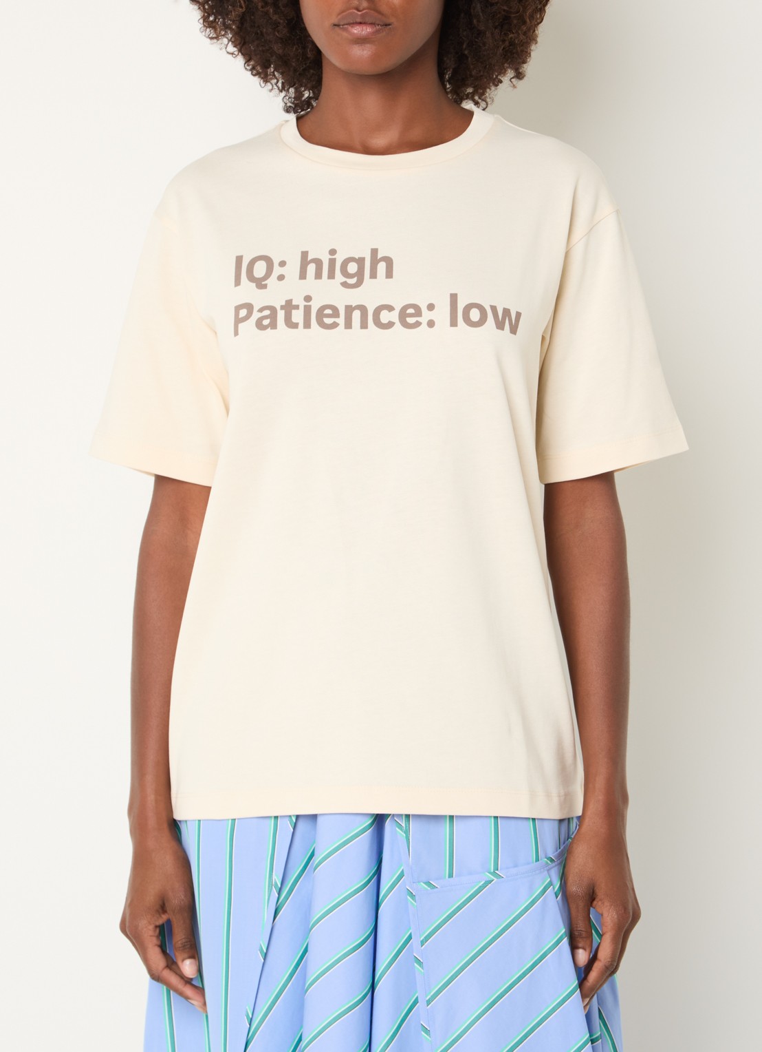 Max & Co T-shirt met print - detail 3 creme