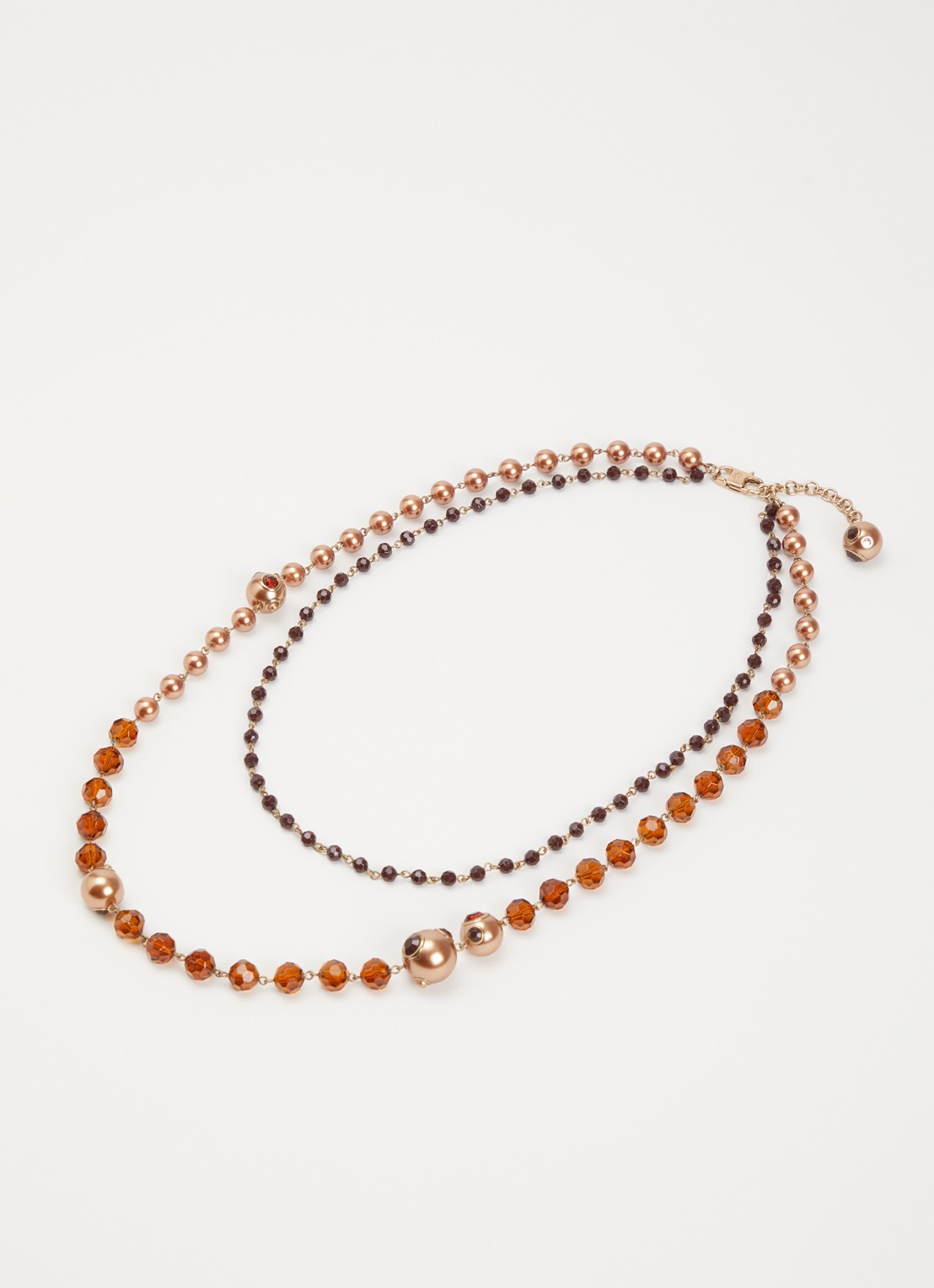 Max Mara Aderire kralenketting - detail 2 goud