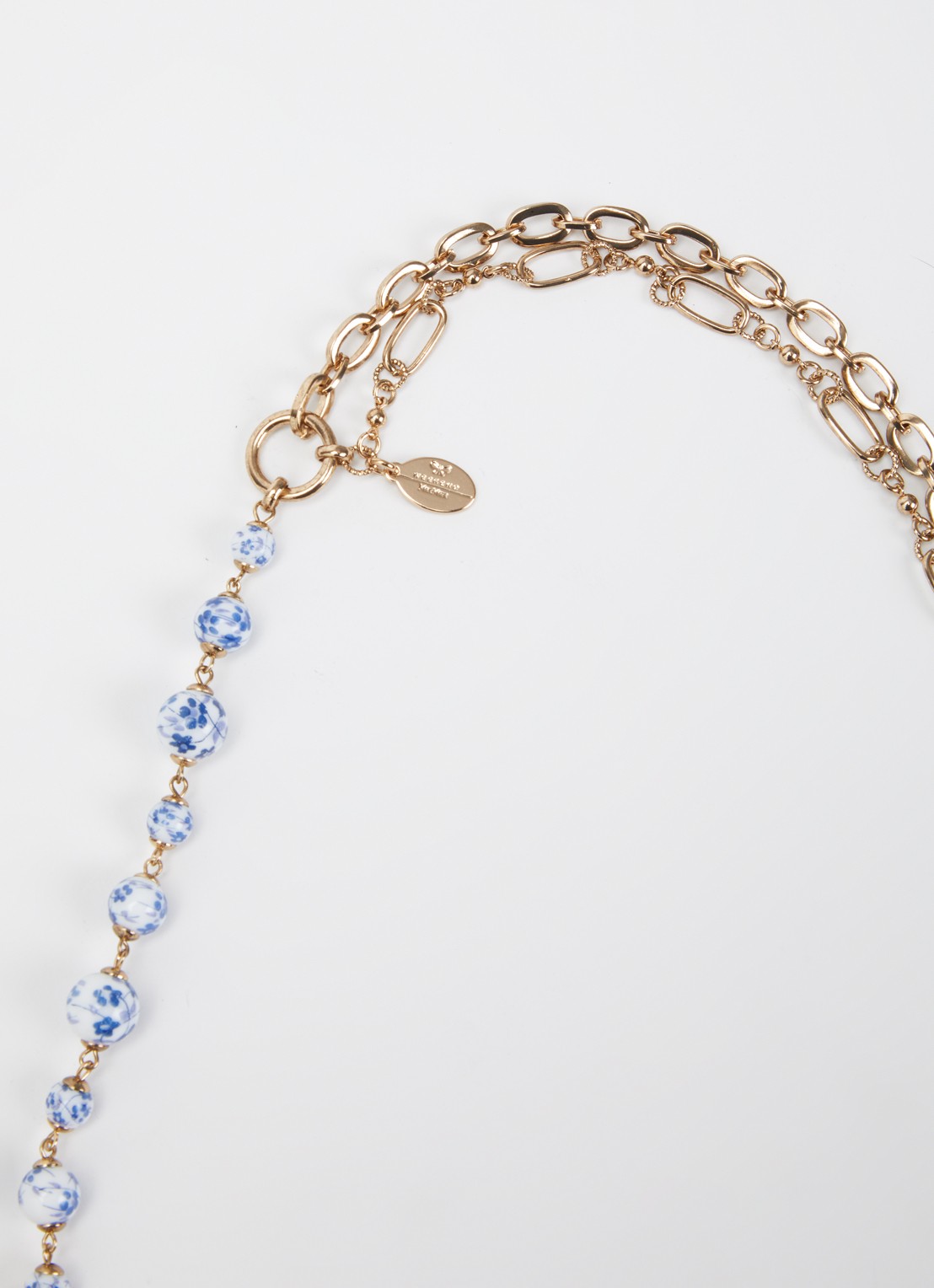Max Mara Astadia ketting met kristal - detail 3 goud
