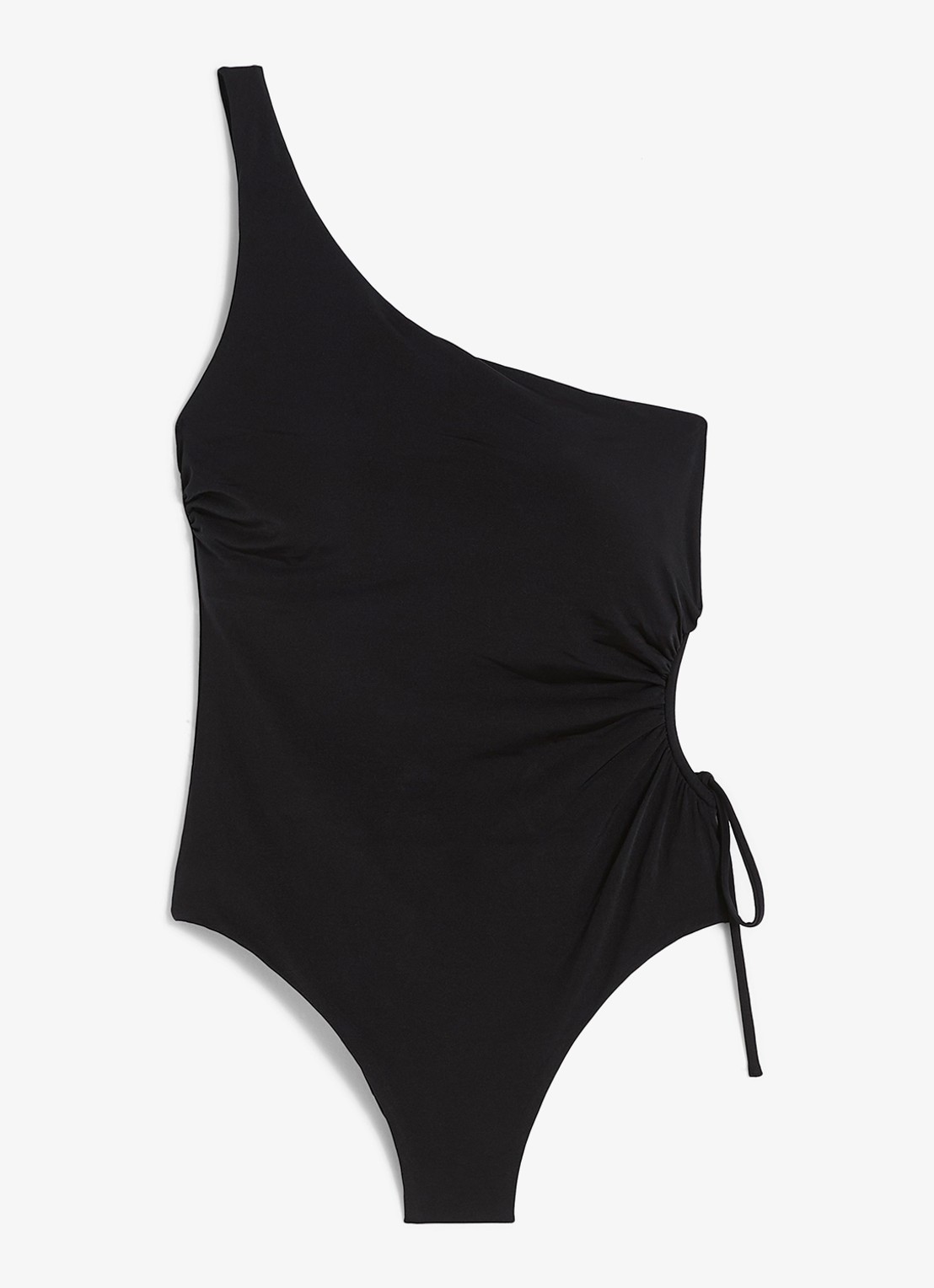 Max Mara Badpak met cut-out detail - voorkant zwart