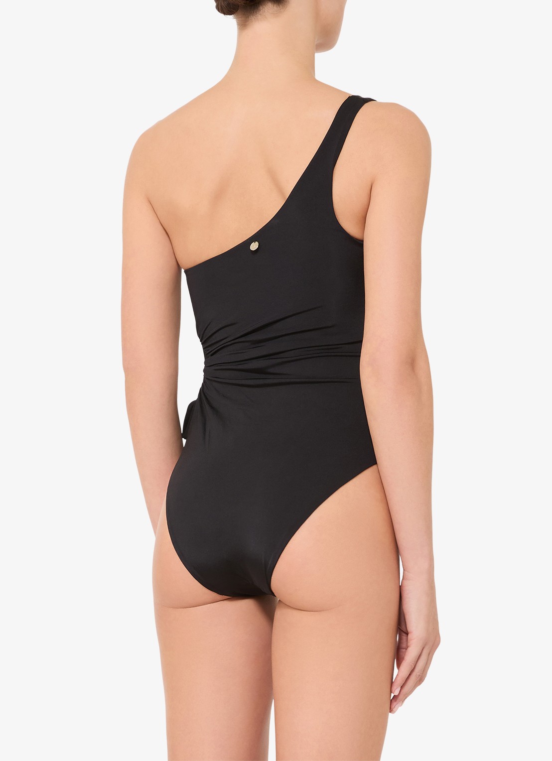 Max Mara Badpak met cut-out detail - achterkant 10 zwart