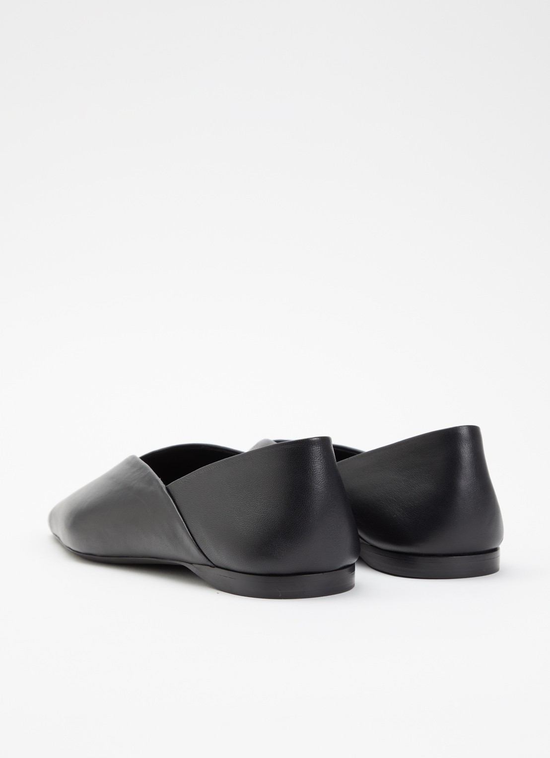 Max Mara Ballerina van kalfsleer - achterkant 5 zwart