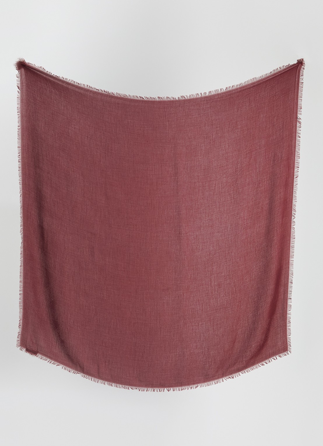 Max Mara Ballo sjaal in kasjmierblend 132 x 132 cm - detail bordeauxrood