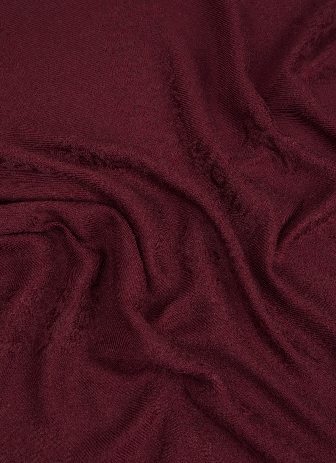 Max Mara Ballo sjaal in kasjmierblend 132 x 132 cm - detail 2 bordeauxrood