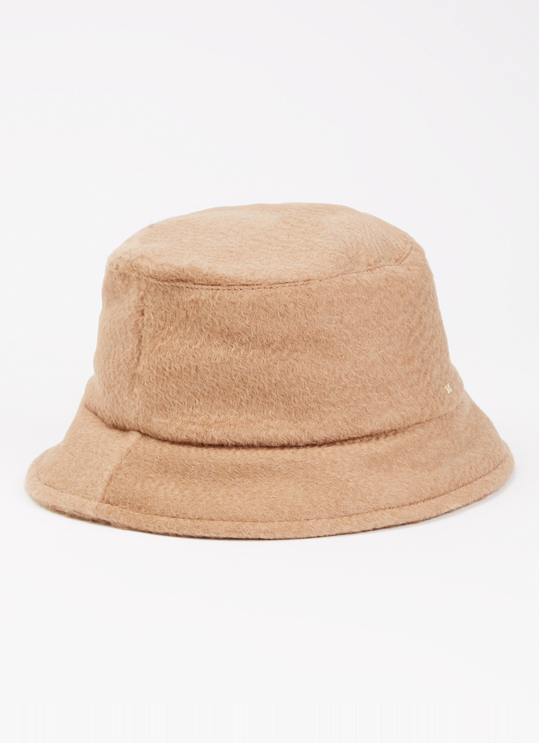 Max Mara Fiducia bucket hoed van kamelenwol - voorkant 2 camel