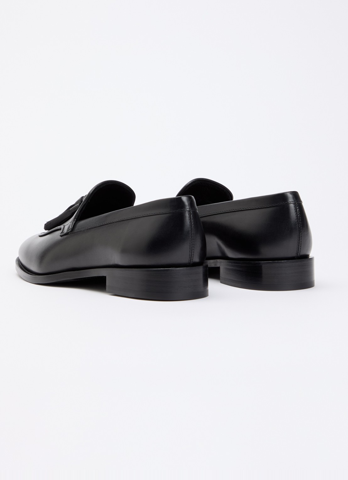 Max Mara Loafer van kalfsleer - achterkant 5 zwart