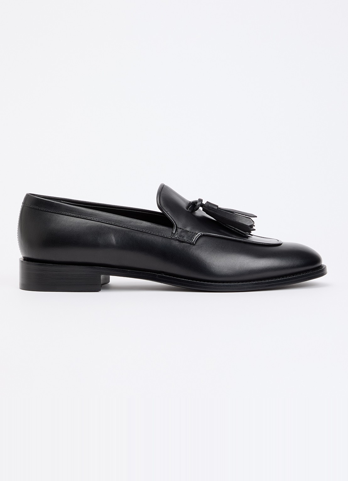 Max Mara Loafer van kalfsleer - voorkant 4 zwart