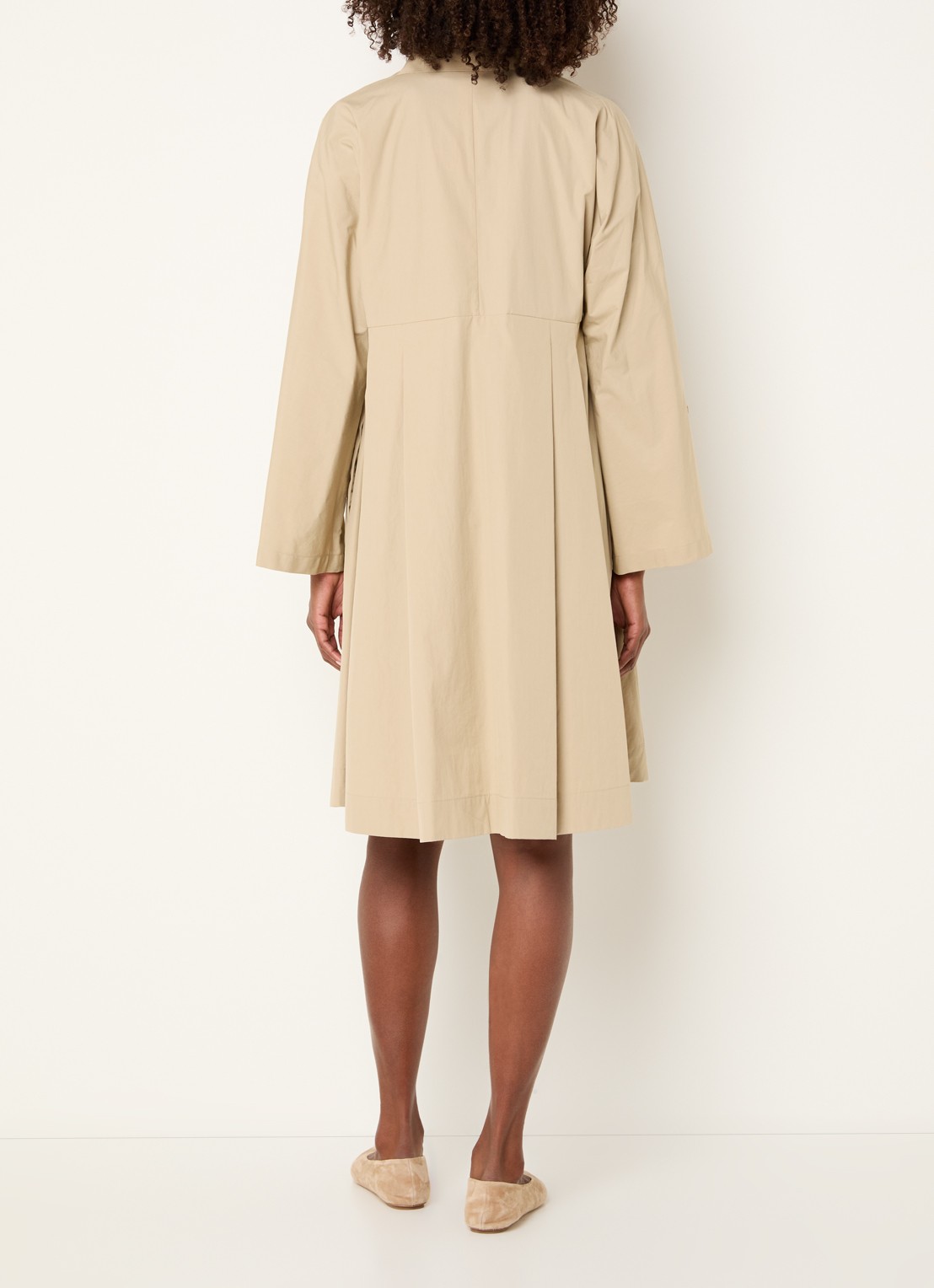 Max Mara Midi tuniekjurk met steekzakken - achterkant 4 beige