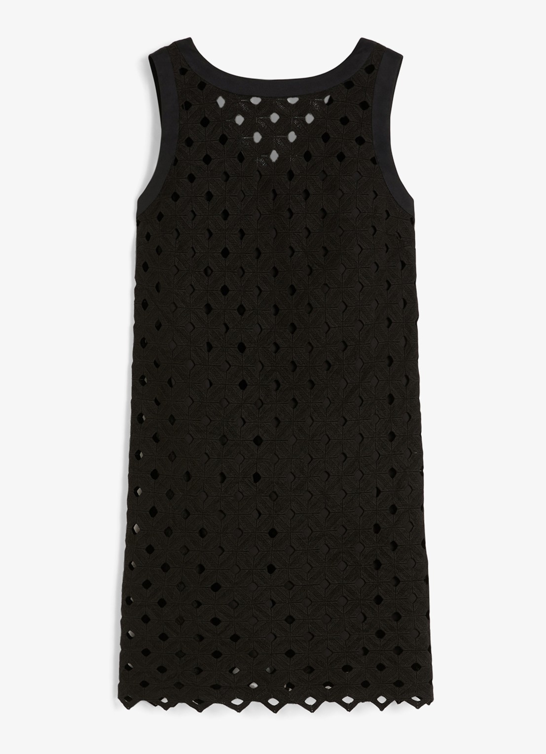 Max Mara Mini jurk met cut-out detail - voorkant 5 zwart
