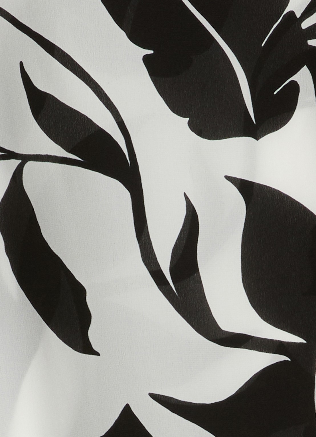 Max Mara Poncho met bloemenprint - detail 3 zwart