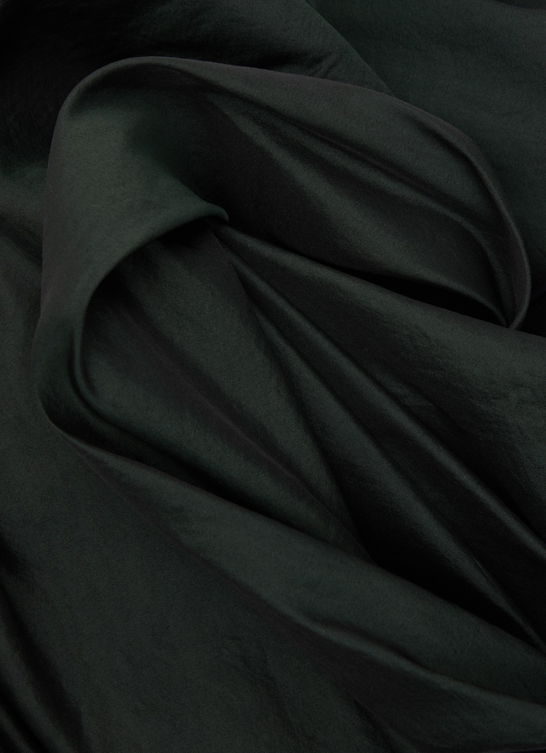 Max Mara Sjaal in zijdeblend 210 x 50 cm  - detail 3 groen