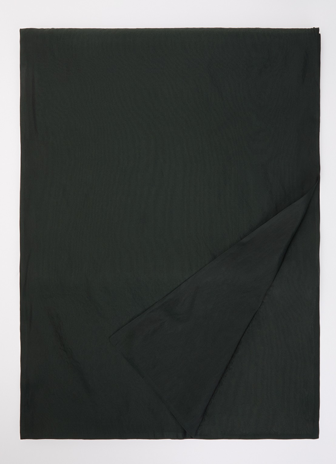 Max Mara Sjaal in zijdeblend 210 x 50 cm  - voorkant groen