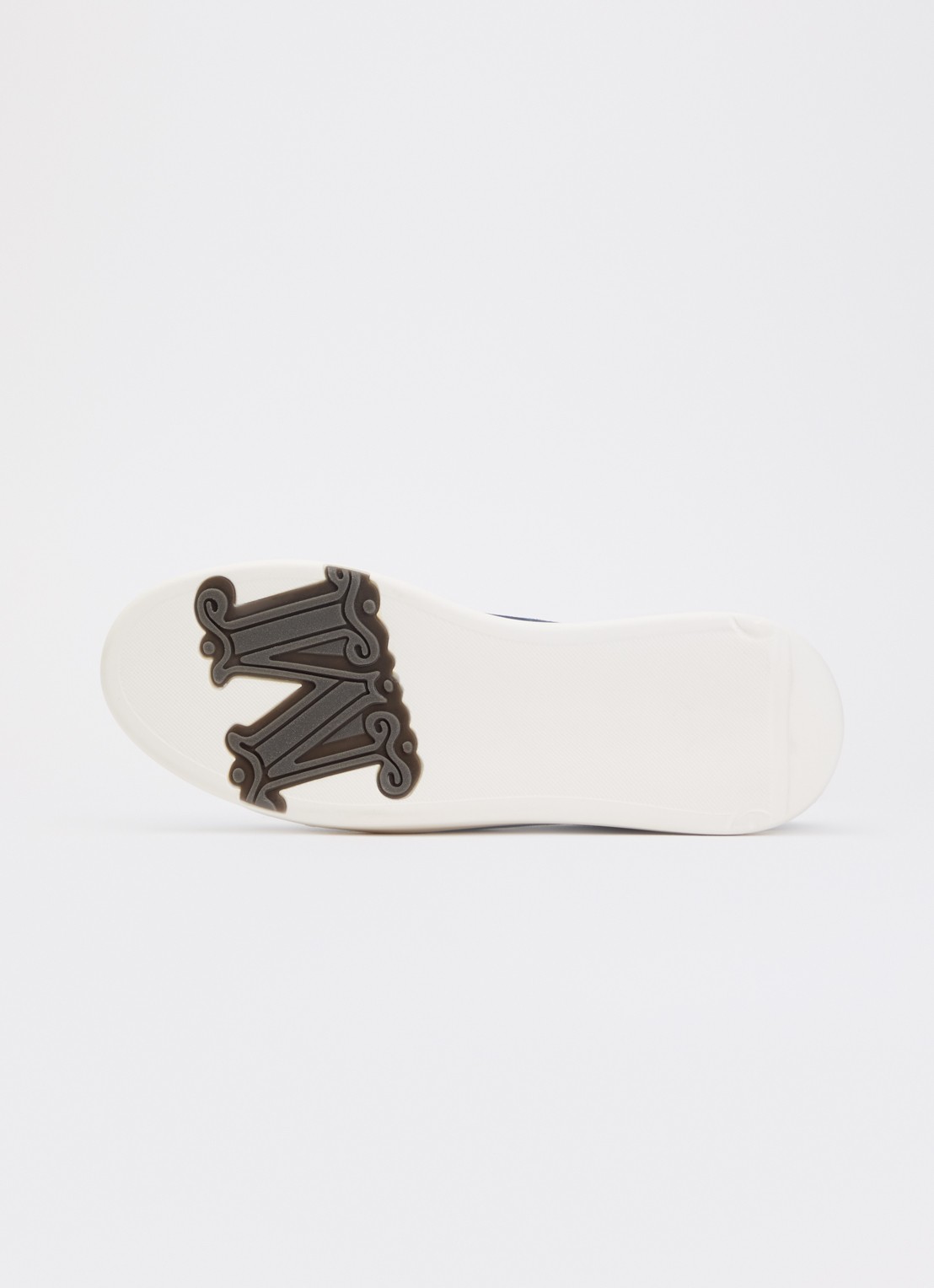 Max Mara Sneaker van suède met logo - detail 4 indigo