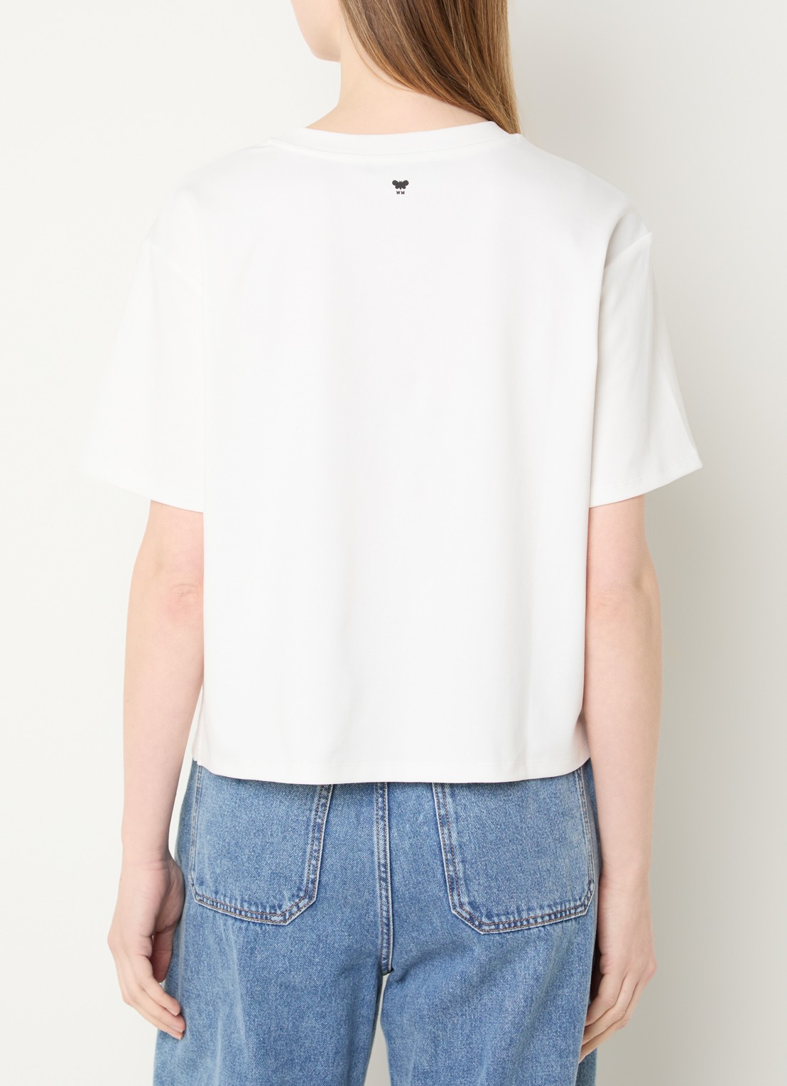 Max Mara T-shirt met borduring - achterkant 3 wit