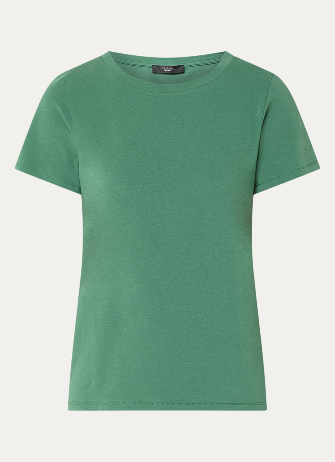 Max Mara T-shirt met ronde hals - voorkant 2 groen