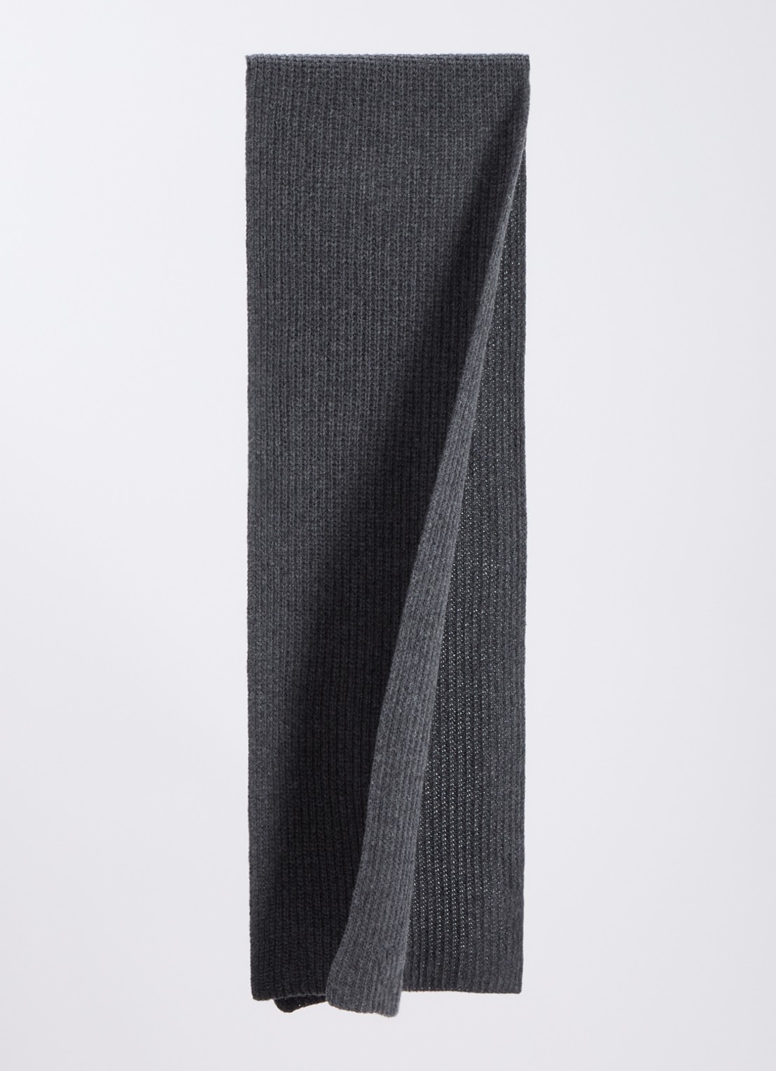 Max Mara Wkabardies sjaal van wol met borduring - detail donkergrijs