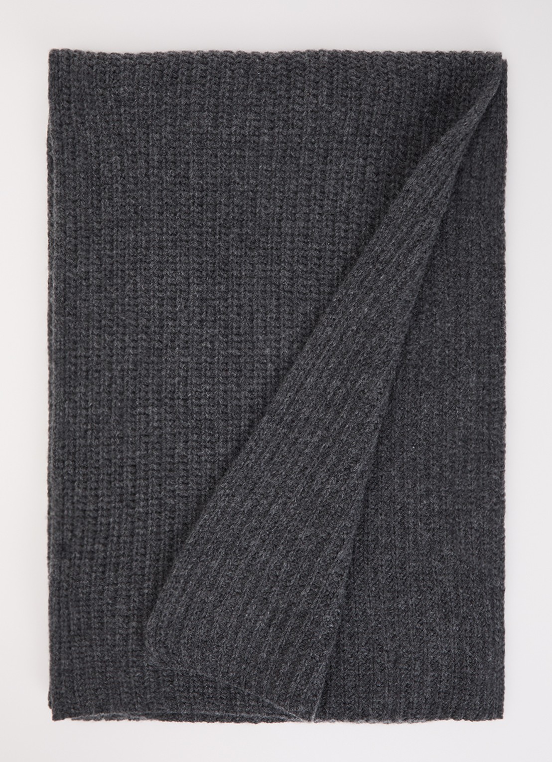 Max Mara Wkabardies sjaal van wol met borduring - voorkant 3 donkergrijs