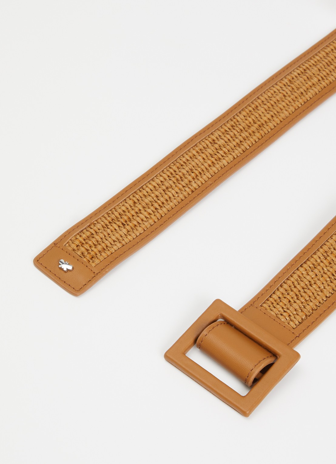 MaxMara Abocca riem met structuur - detail camel