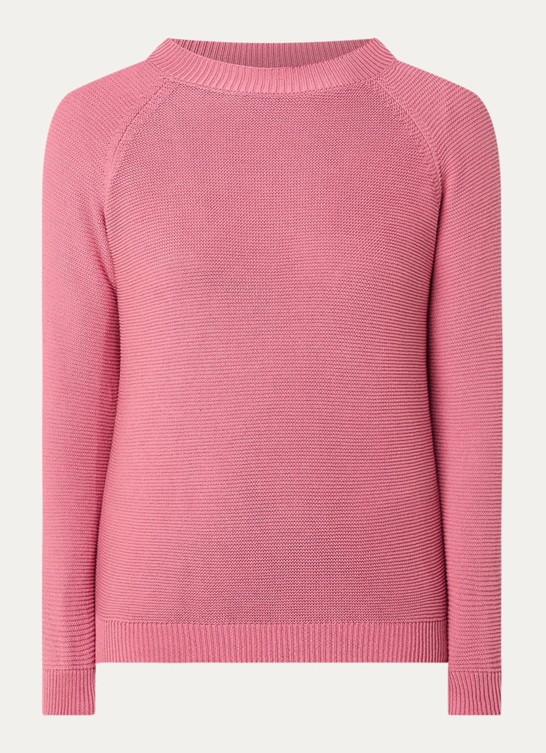 MaxMara Daere fijngebreide trui met ronde hals - voorkant 2 roze