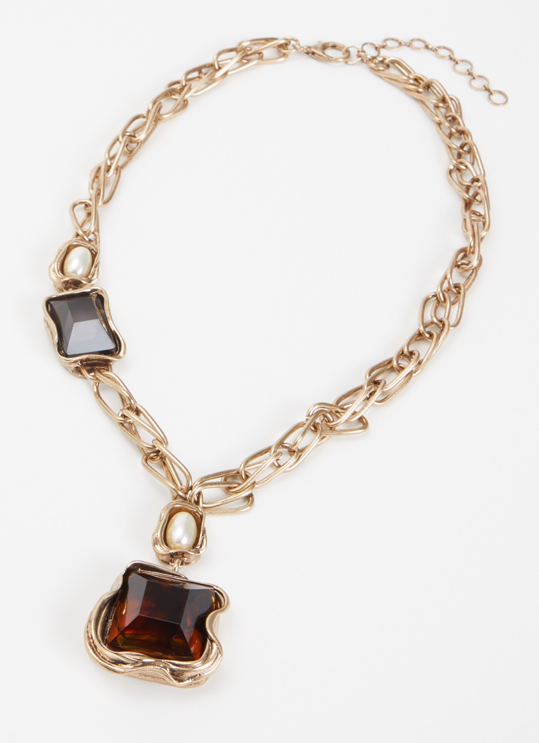 MaxMara Ketting met hanger - detail goud
