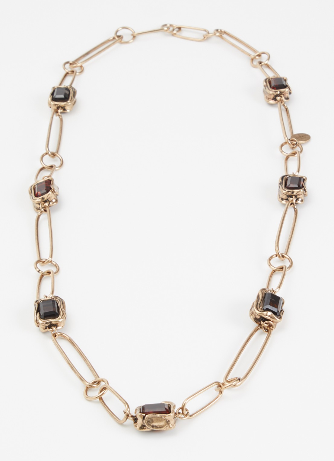 MaxMara Ketting met kristal - detail goud