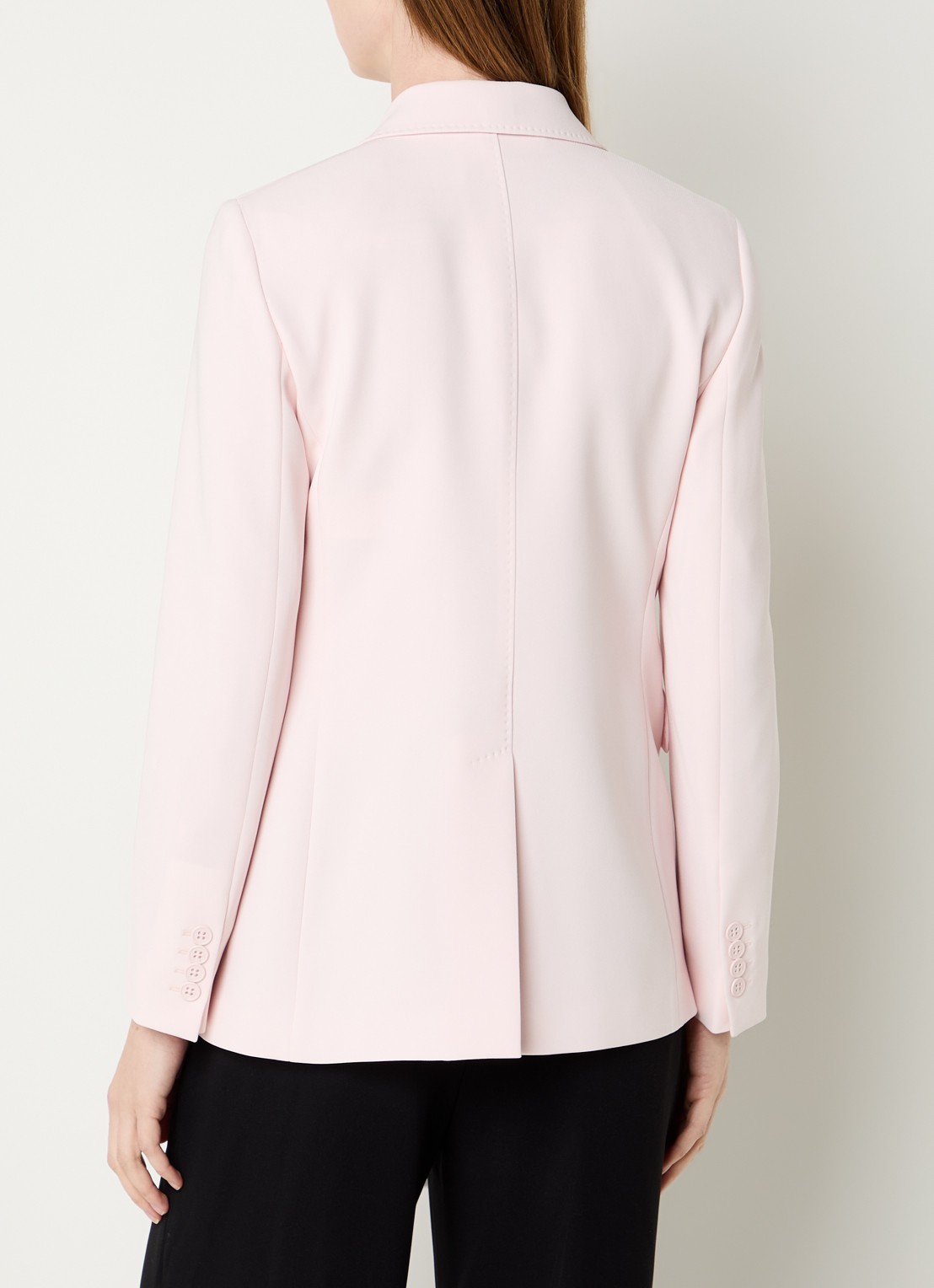 MaxMara Linz blazer met klepzakken - achterkant 4 lichtroze