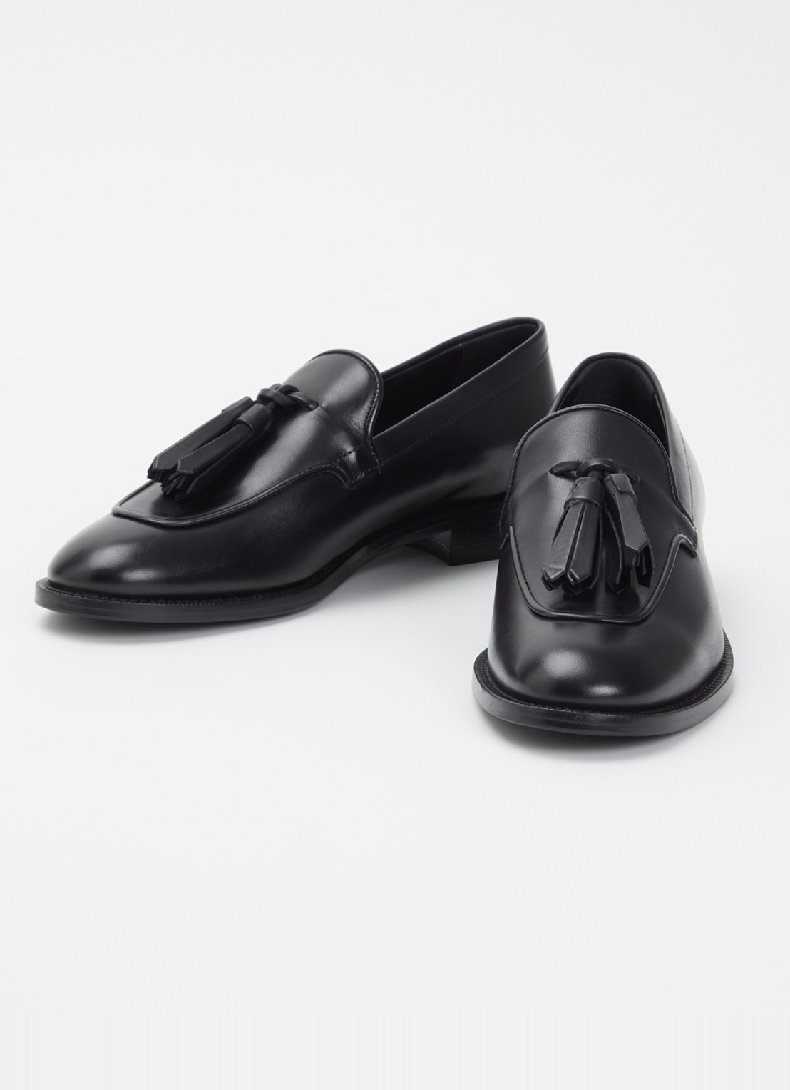 MaxMara Loafer van leer - detail 2 zwart