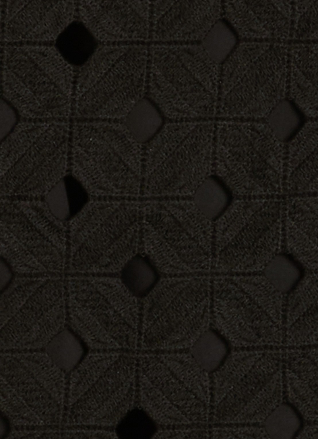 MaxMara Mini jurk met cut-out detail - detail 4 zwart