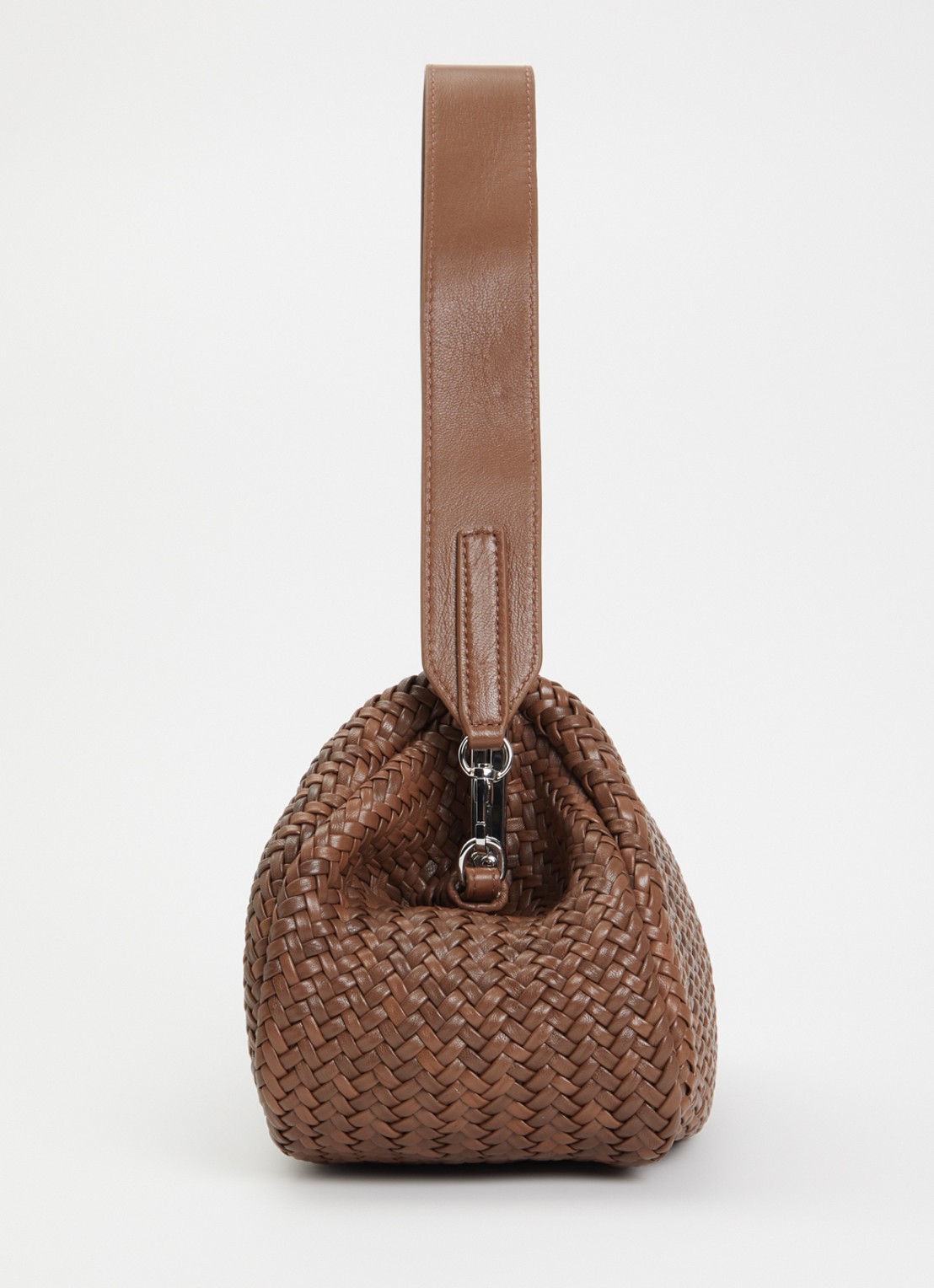 MaxMara Pasticcino M handtas van schapenleer met afneembare schouderriem - detail 3 bruin