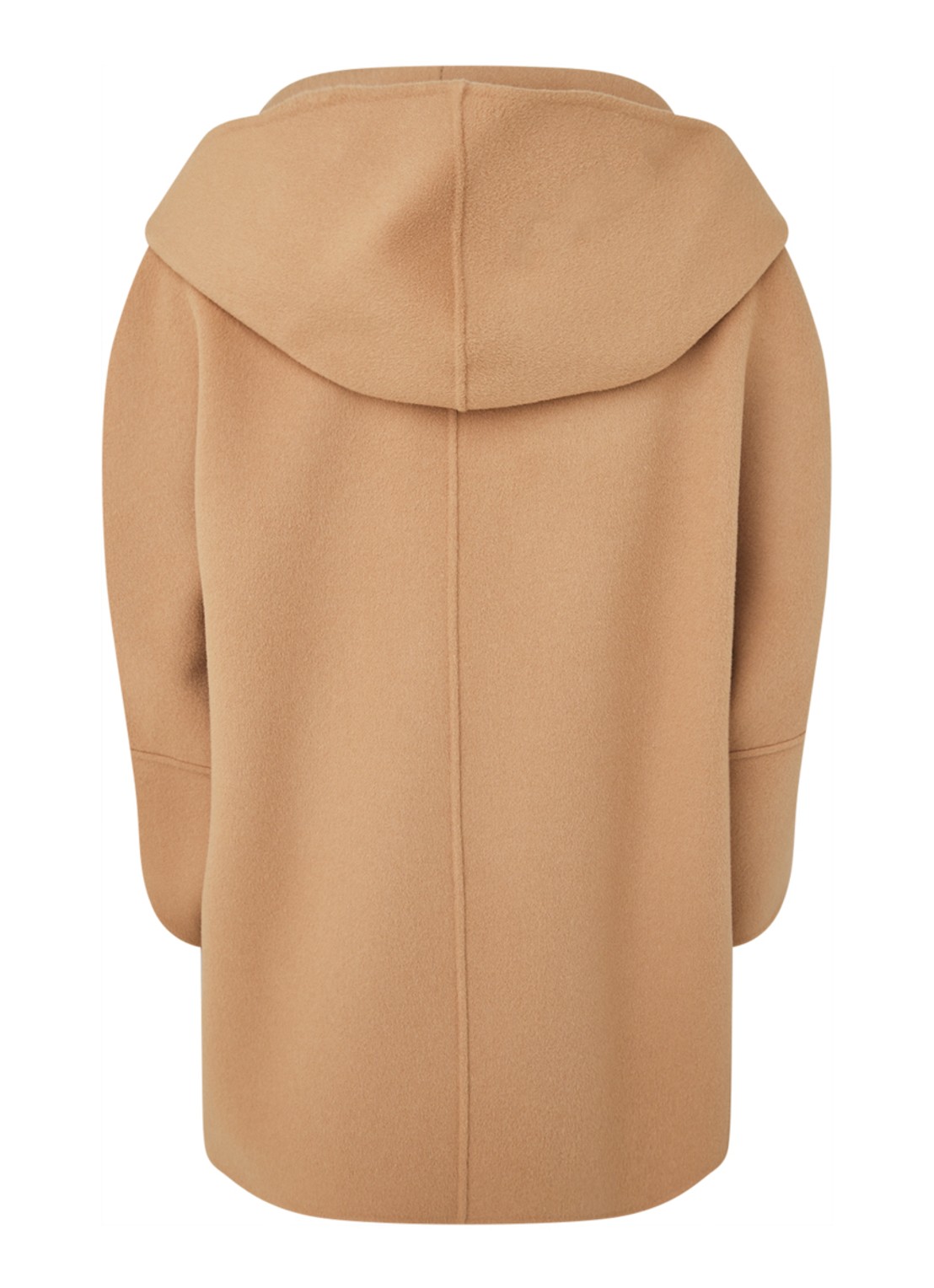 MaxMara Rapace jas van wol met driekwart mouw - achterkant 3 camel