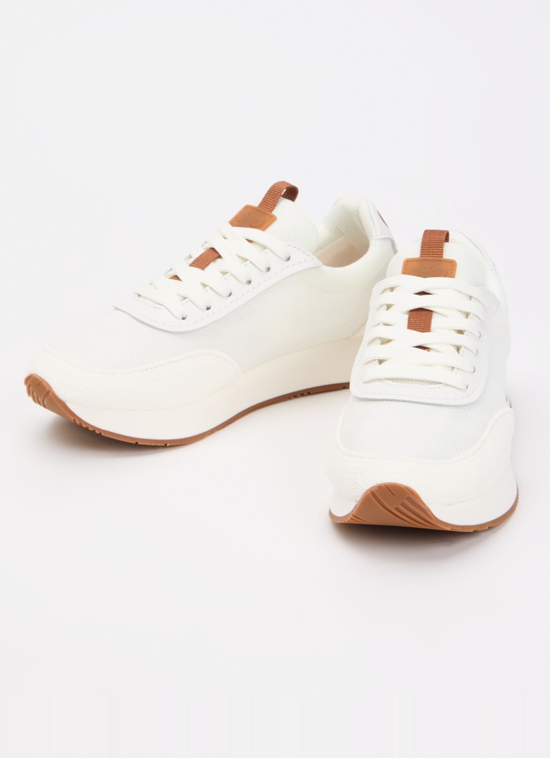 MaxMara Sneaker met details van suède - detail 2 wit