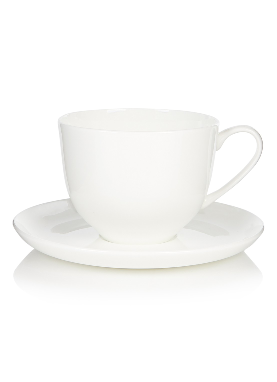 Maxwell & Williams Cashmere Mansion kop en schotel 25 cl - voorkant 2 ivoor