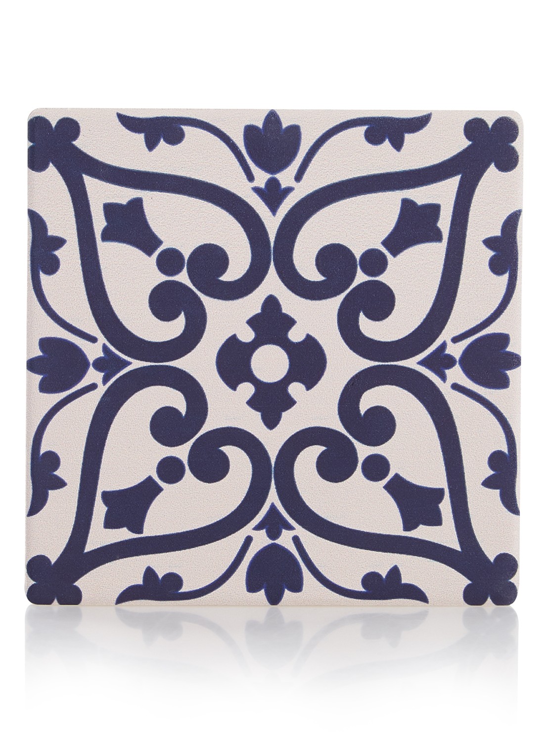Maxwell & Williams Medina Maarif onderzetter van keramiek - voorkant donkerblauw