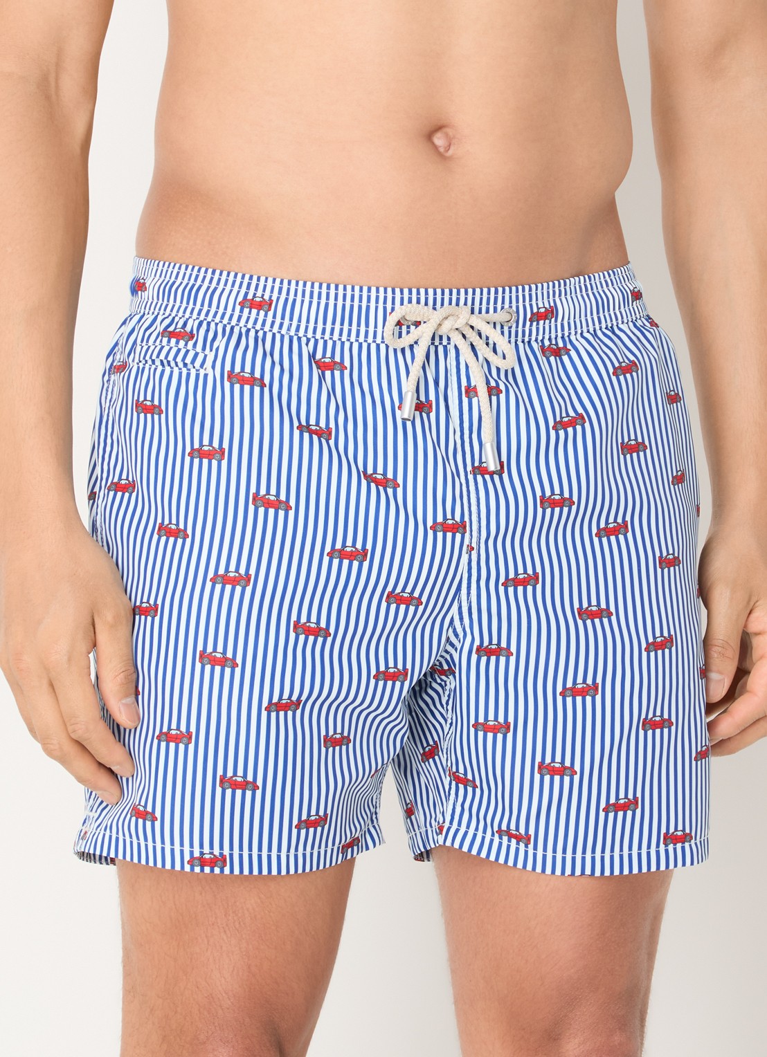 MC2 Saint Barth Lighting zwemshorts met print - detail blauw