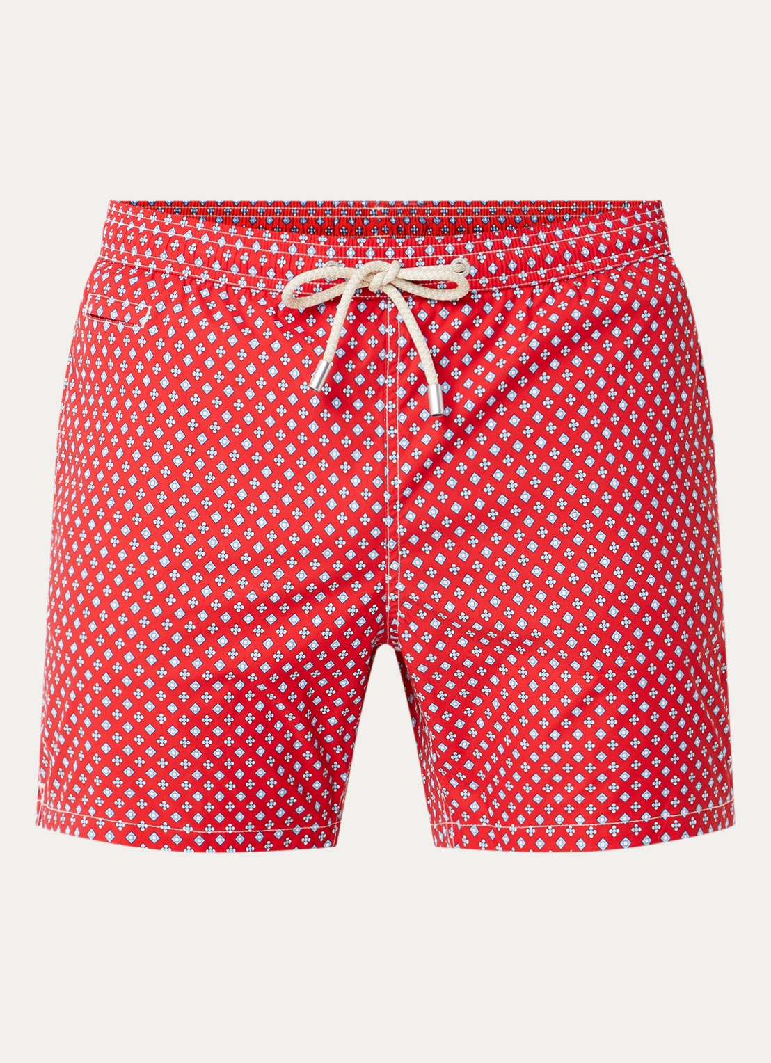 MC2 Saint Barth Lighting zwemshorts met print - voorkant 2 rood