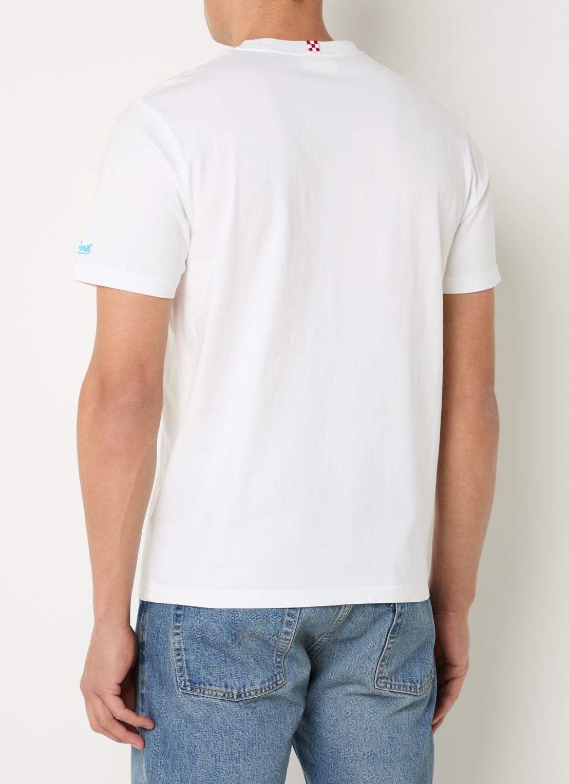 MC2 Saint Barth Paloma T-shirt met print - achterkant wit