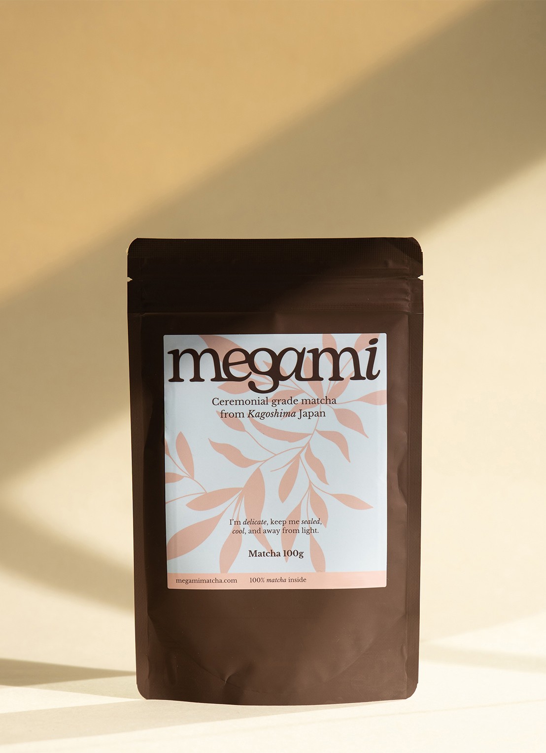 Megami Matcha 100 gram - voorkant 2 groen