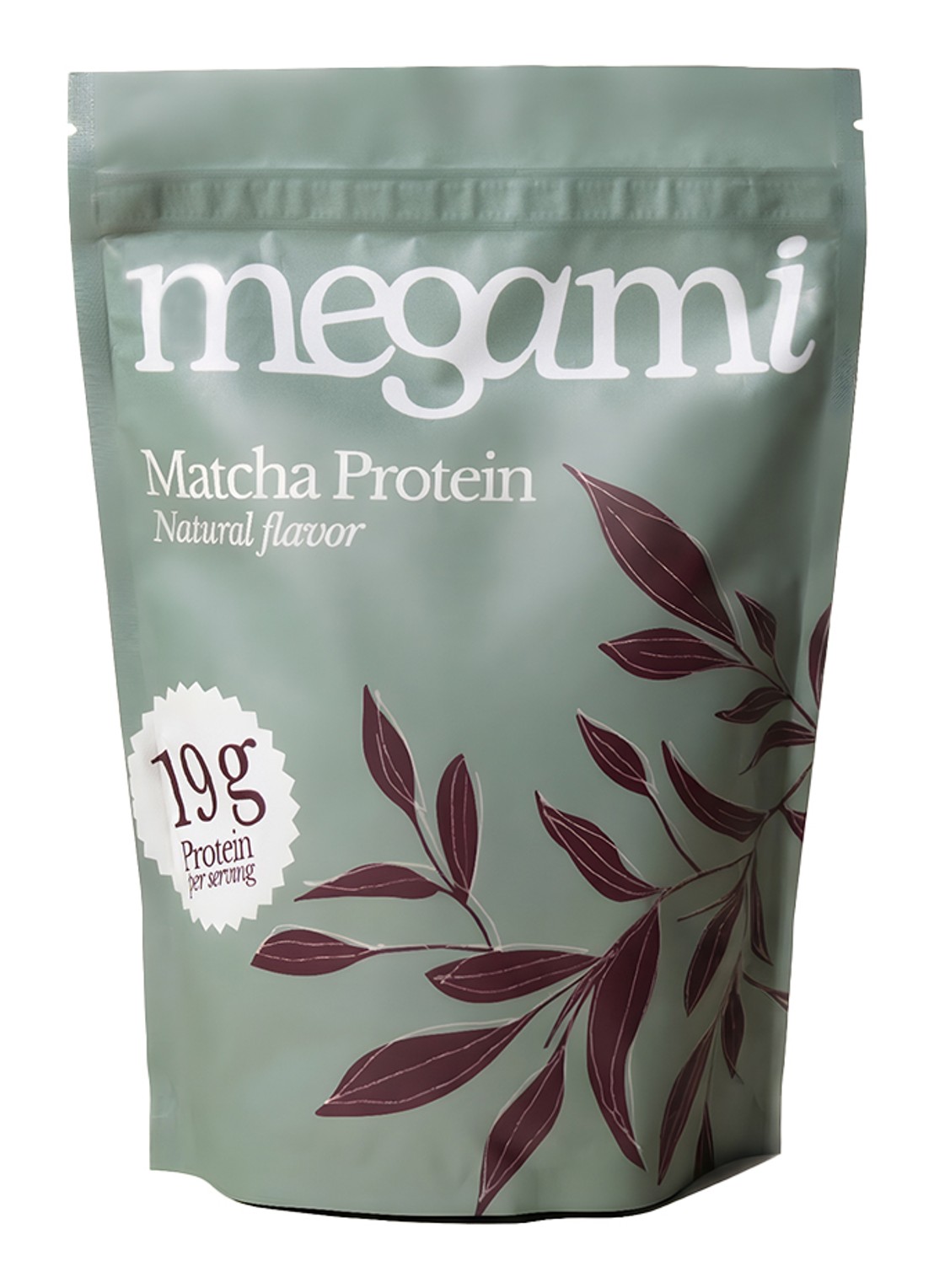 MEGAMI Matcha eiwitpoeder 500 gram - voorkant 2 undefined