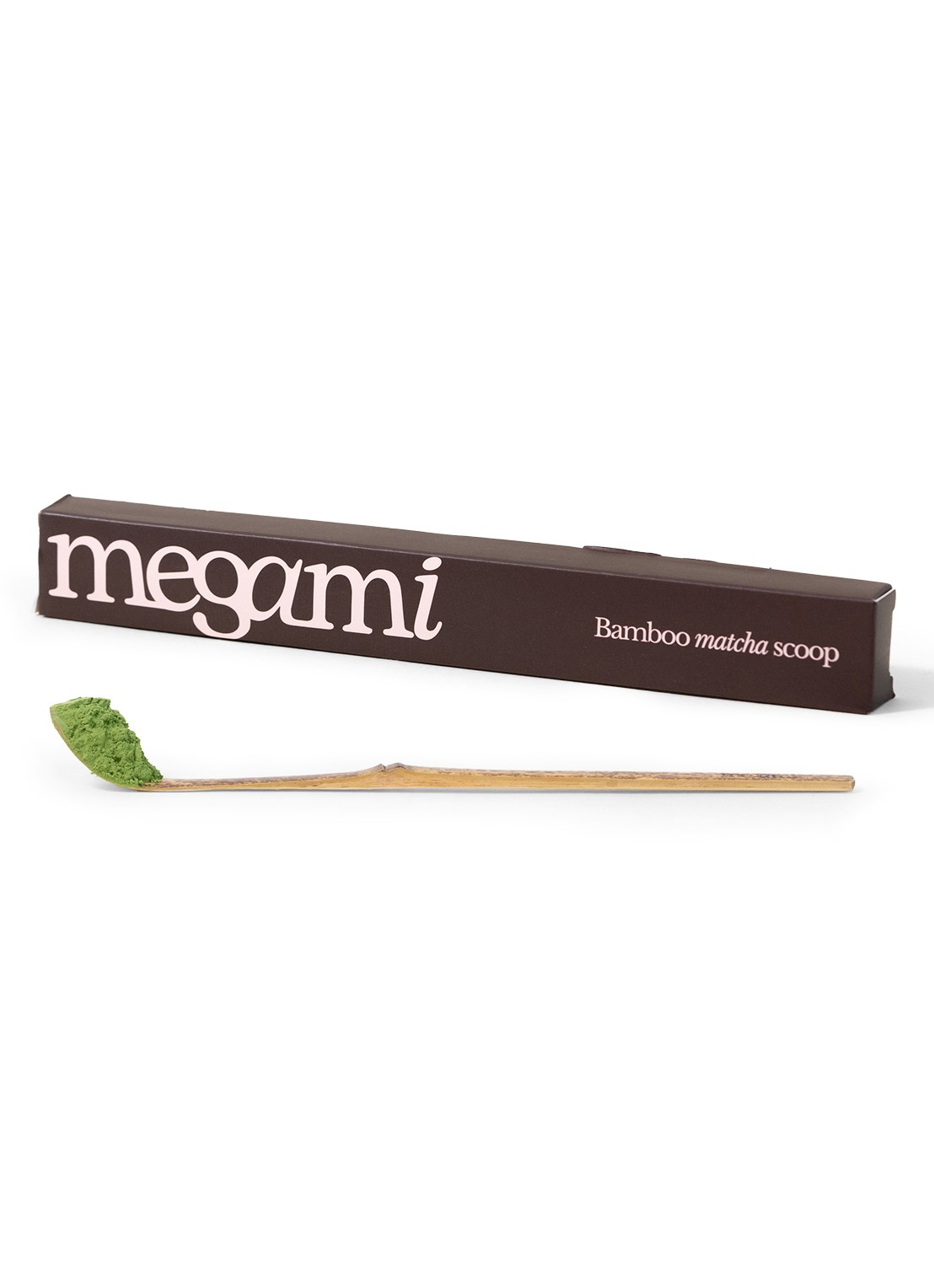 Megami Matcha lepel - voorkant donkerbruin
